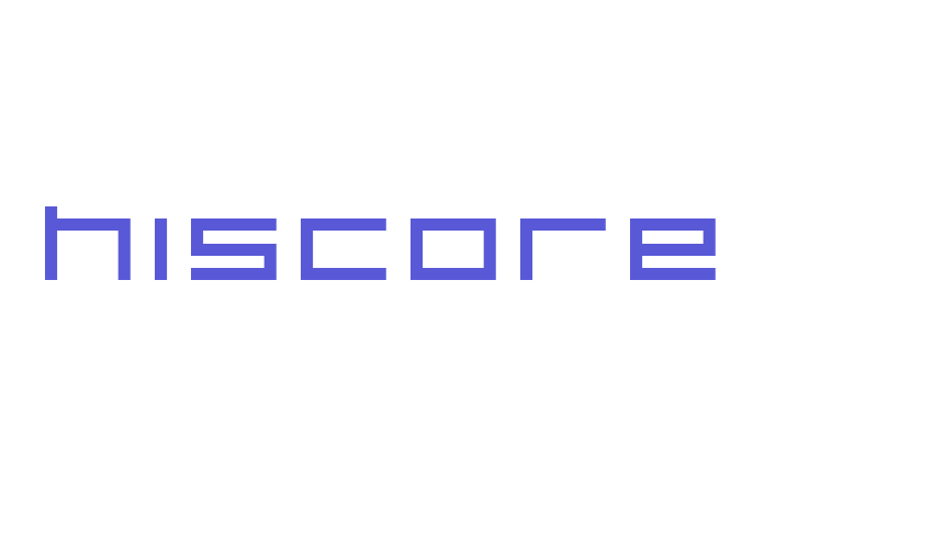 HISCORE Font Download