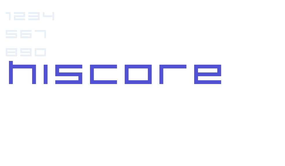 HISCORE-font-download