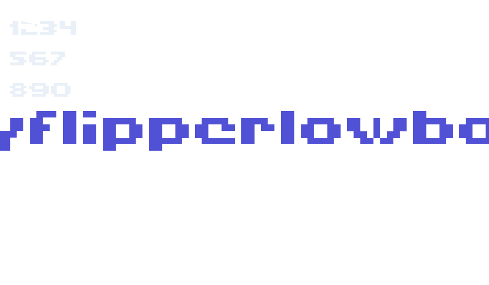 HISKYFLIPPERLOWBOLD-font-download