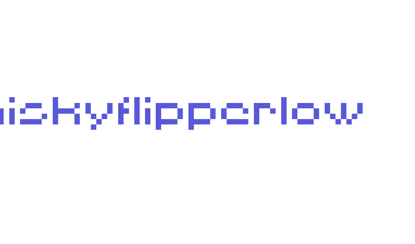 HISKYFLIPPERLOW Font Download