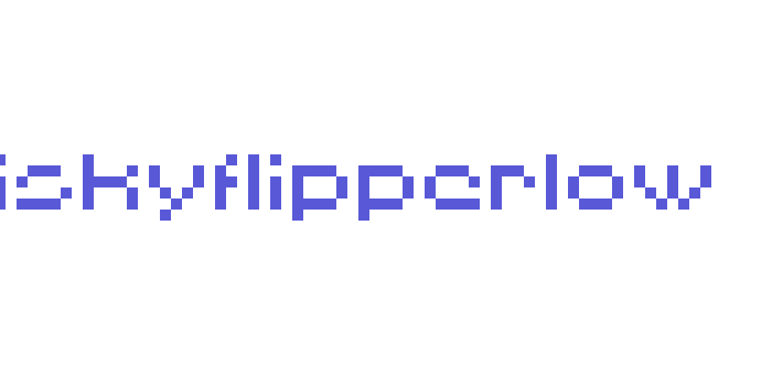 HISKYFLIPPERLOW Font Download