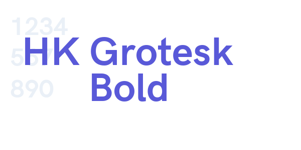 HK Grotesk Bold font free