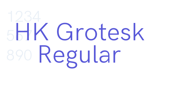 HK Grotesk Regular font free