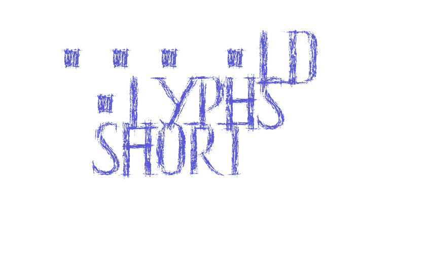 HKH Old Glyphs short Font