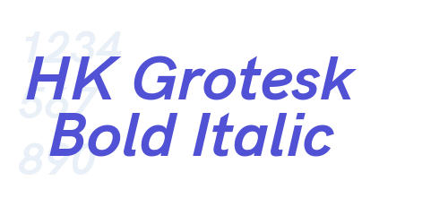 HK Grotesk Bold Italic-font-download