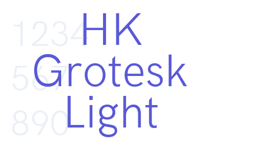 HK Grotesk Light Font