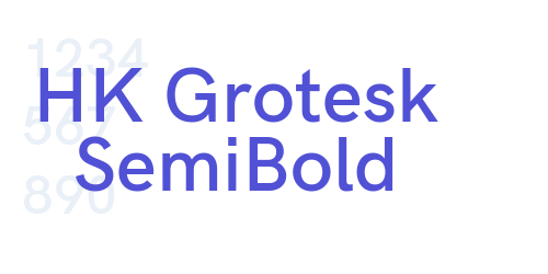 HK Grotesk SemiBold-font-download