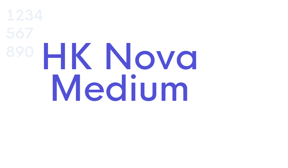 HK Nova Medium-font-download