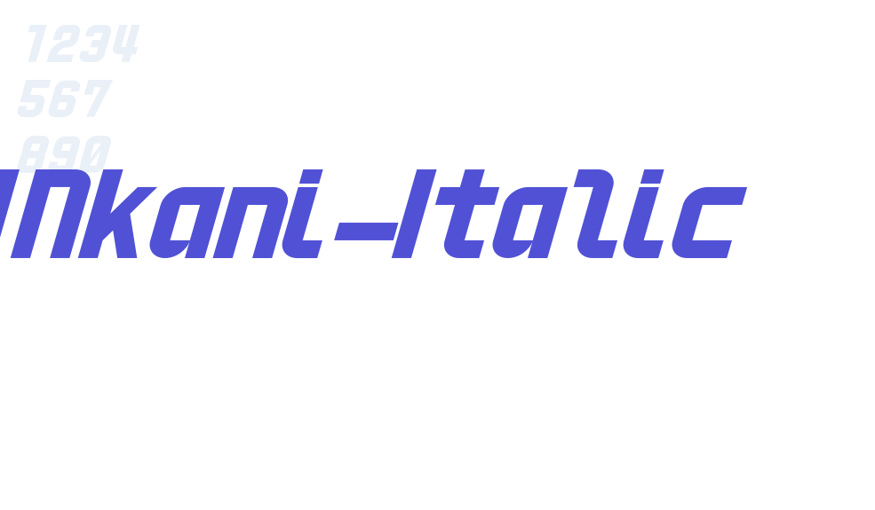 HNkani-Italic-font-download