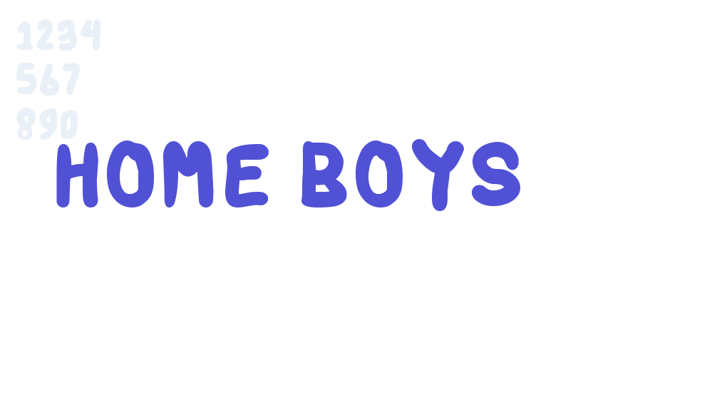 HOME BOYS-font-download