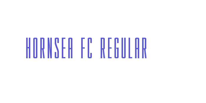 HORNSEA FC REGULAR Font Download