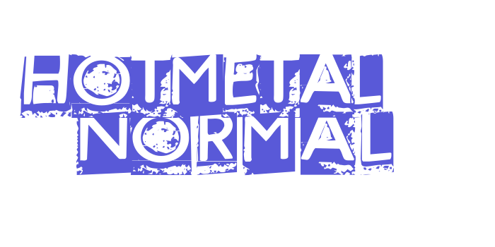 HOTMETAL   Normal Font Download