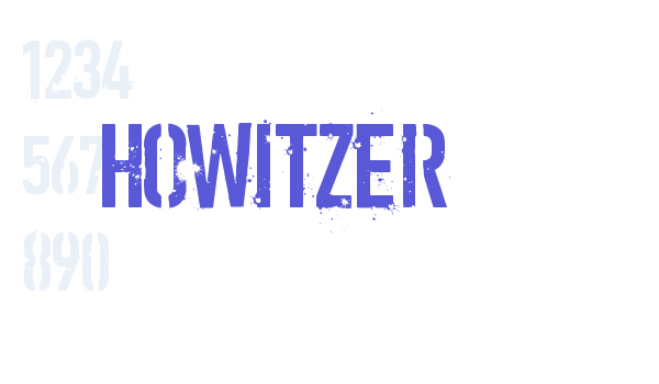 HOWITZER font free