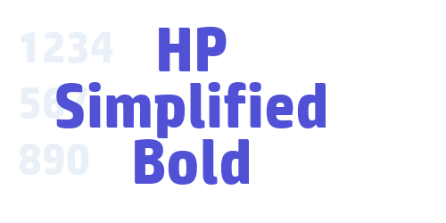 HP Simplified Bold-font-download