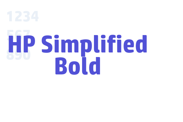HP Simplified Bold