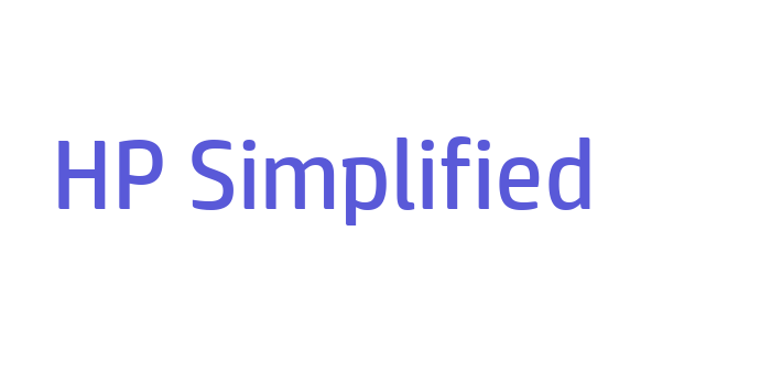 HP Simplified Font Download