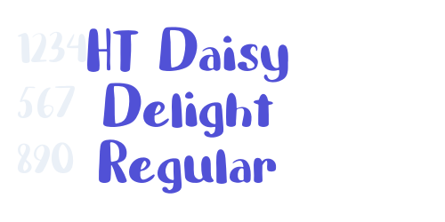 HT Daisy Delight Regular-font-download