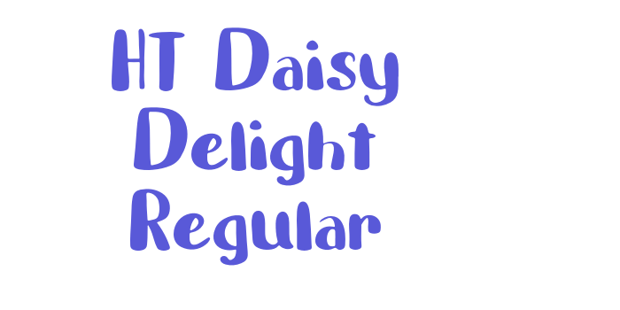 HT Daisy Delight Regular Font