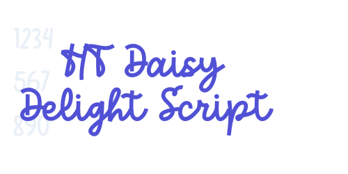 HT Daisy Delight Script-font-download
