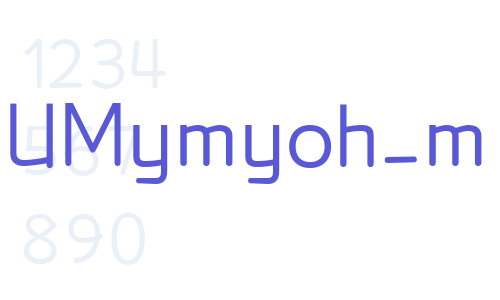 HUMymyoh_m Font Download