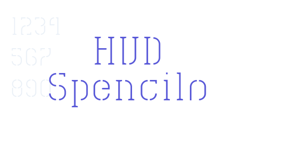 HVD Spencils font free