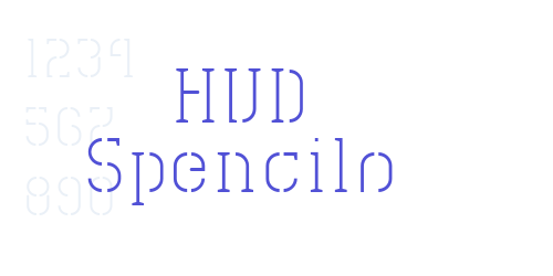 HVD Spencils-font-download