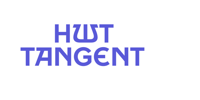 HWT Tangent Font Download