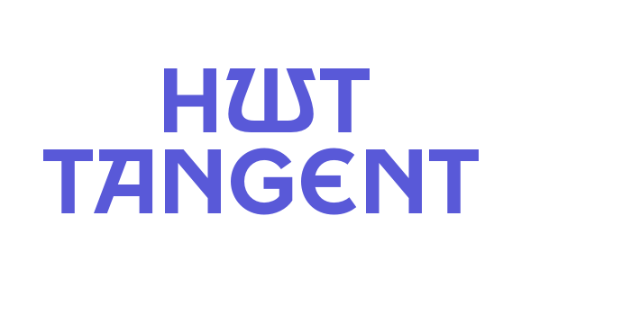 HWT Tangent Font