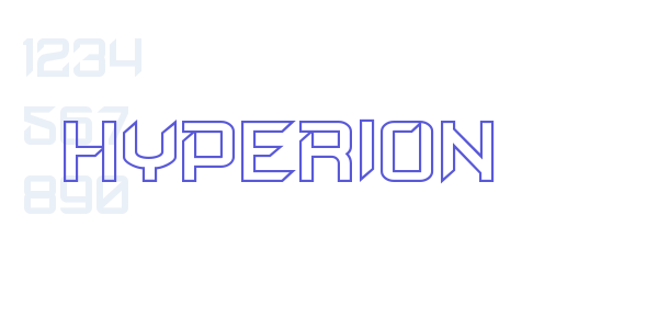 HYPERION font