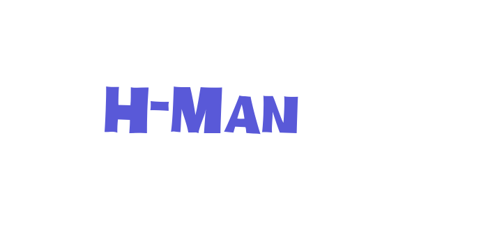 H-Man Font Download