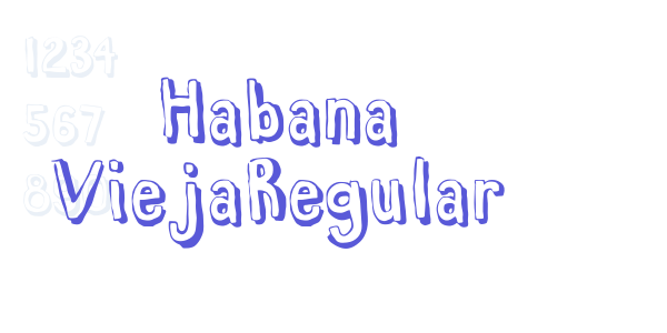 Habana ViejaRegular font free