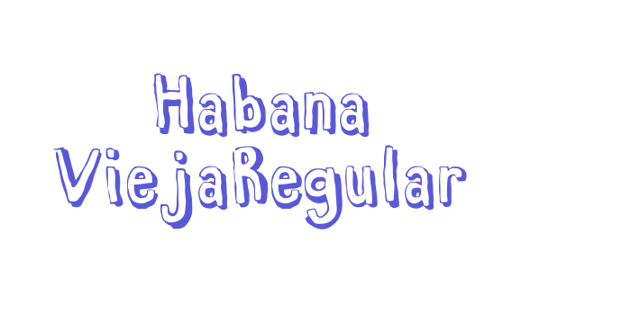 Habana ViejaRegular Font Download