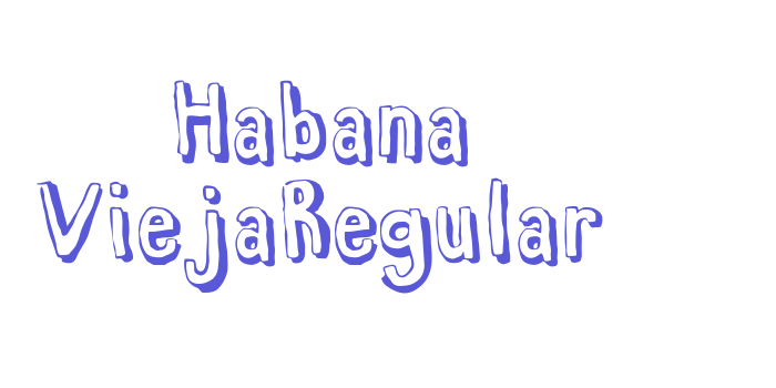 Habana ViejaRegular Font