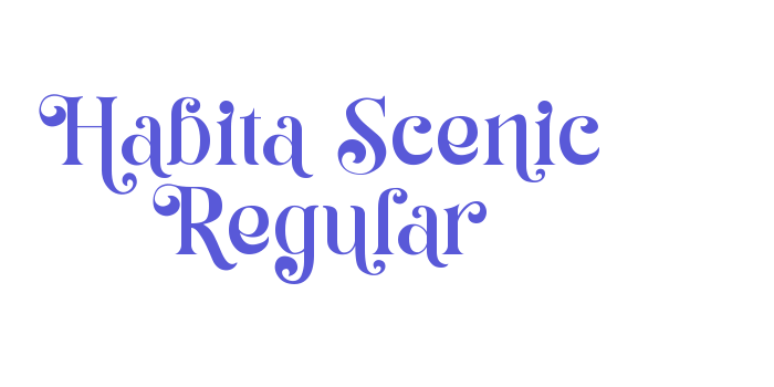 Habita Scenic Regular Font Download