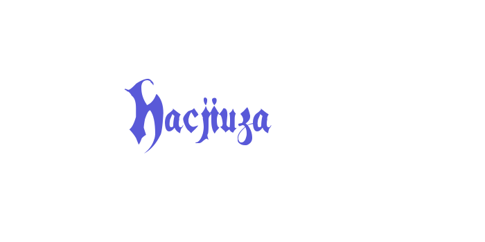 Hacjiuza Font Download