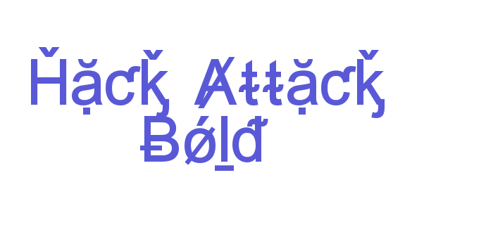 Hack Attack Bold Font Download