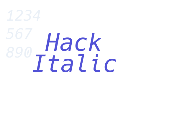 Hack Italic
