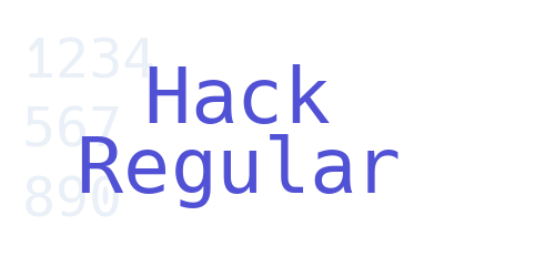 Hack Regular-font-download