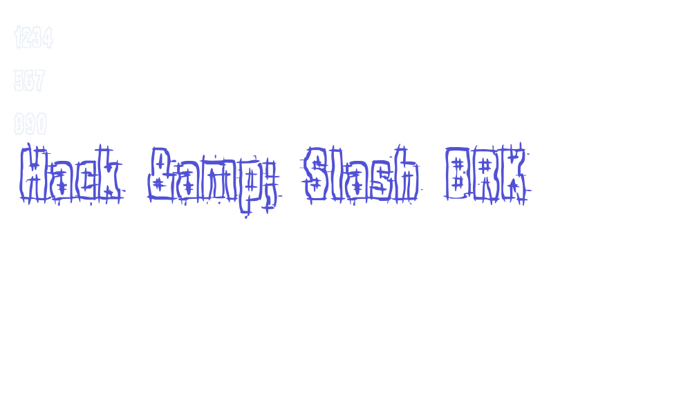 Hack & Slash BRK-font-download