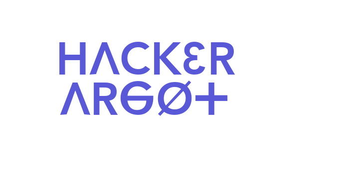 Hacker Argot Font Download