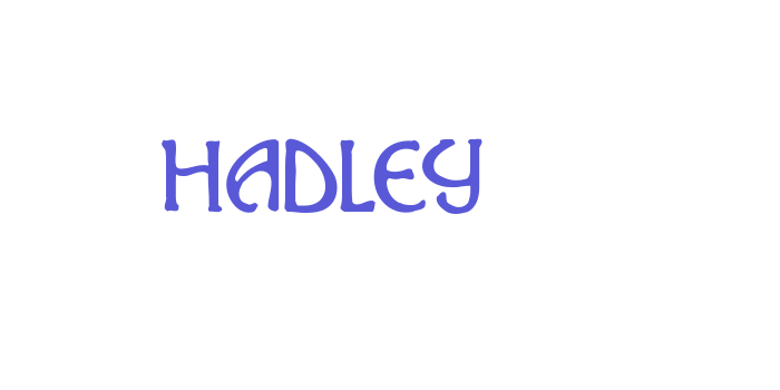 Hadley Font Download