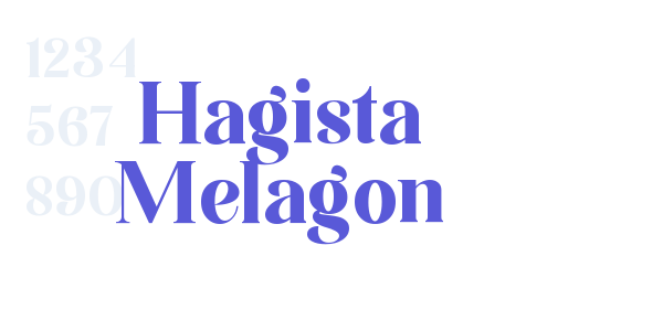 Hagista Melagon font free