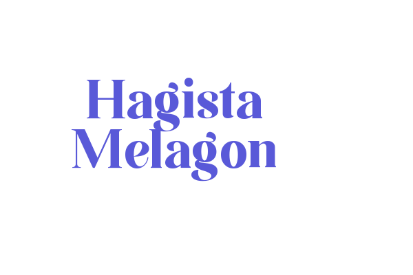 Hagista Melagon Font