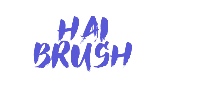 Hai Brush Font