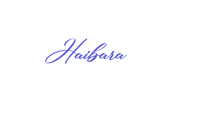 Haibara Font Download