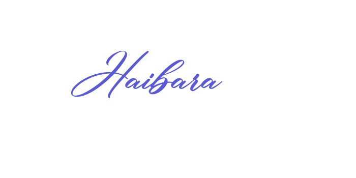 Haibara Font Download