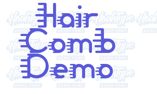 Hair Comb Demo Font Download