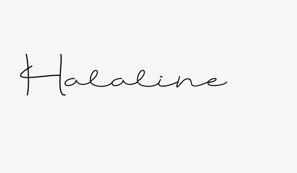 Halaline Font