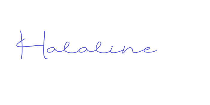 Halaline Font Download