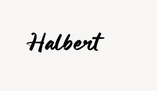 Halbert Font